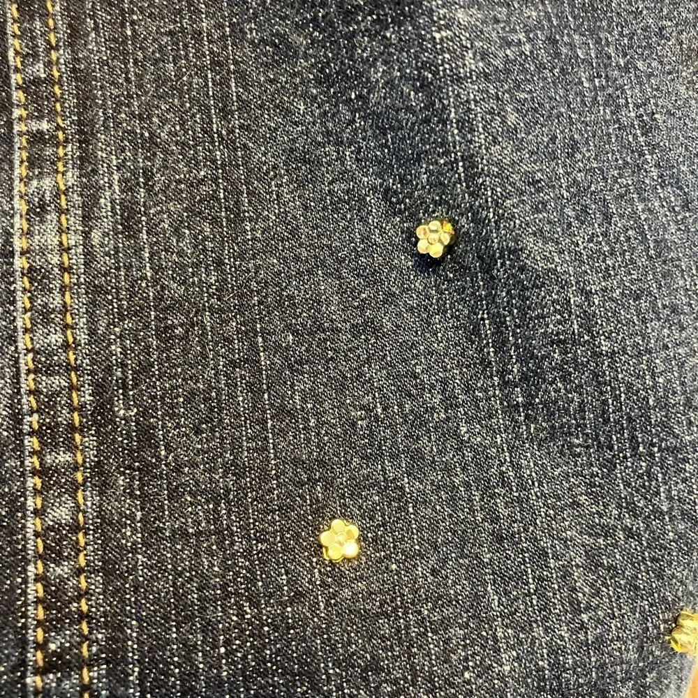 The Children’s Place Girl’s Denim Skirt, Faux Cheetah Fur, Size 6.